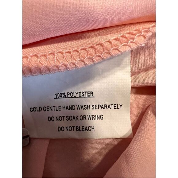 Here comes the Sun lightweight floral flutter sleeve summer dress open back L - Picture 10 of 10